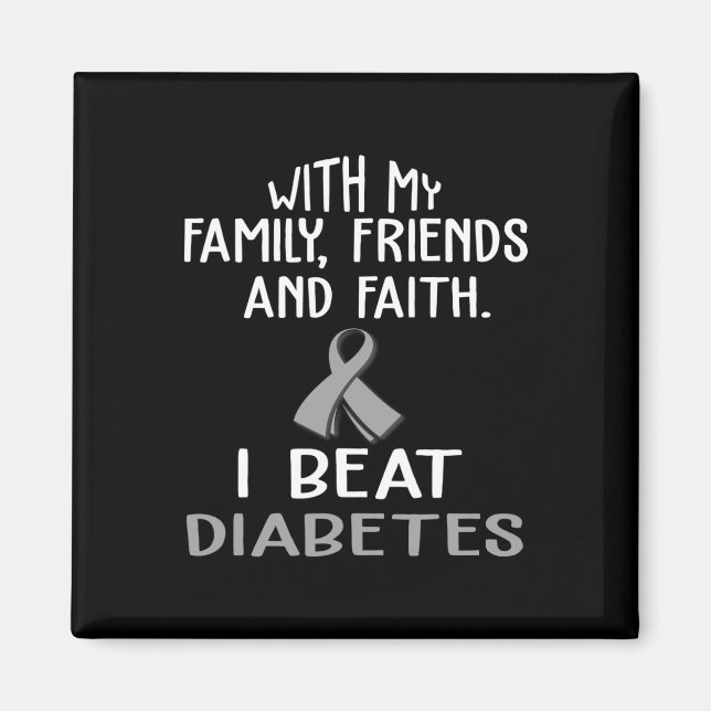 Imã With My Family And Faith I Beat Diabetes  (Frente)
