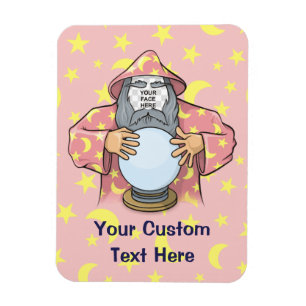 Ímã Wizard with your face