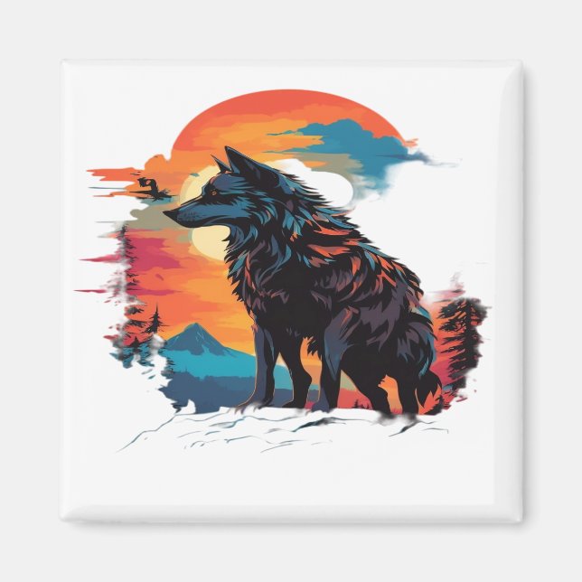 Imã wolf 12 (Frente)