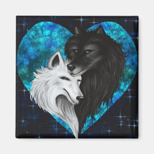 Imã Wolf Heart Magnet - Heart Edition