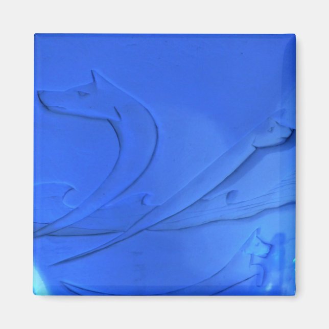 Imã Wolf Room no Hotel de Glace, Quebec, Canadá (Frente)