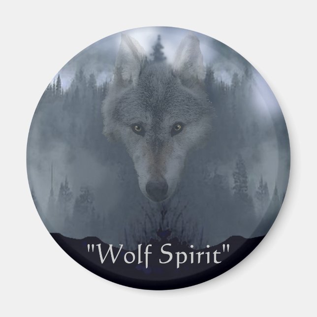 Imã WOLF SPIRIT ~ Magnet (Frente)