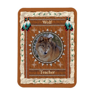 Ímã Wolf-Teacher-Vinyl Flexi Magnet