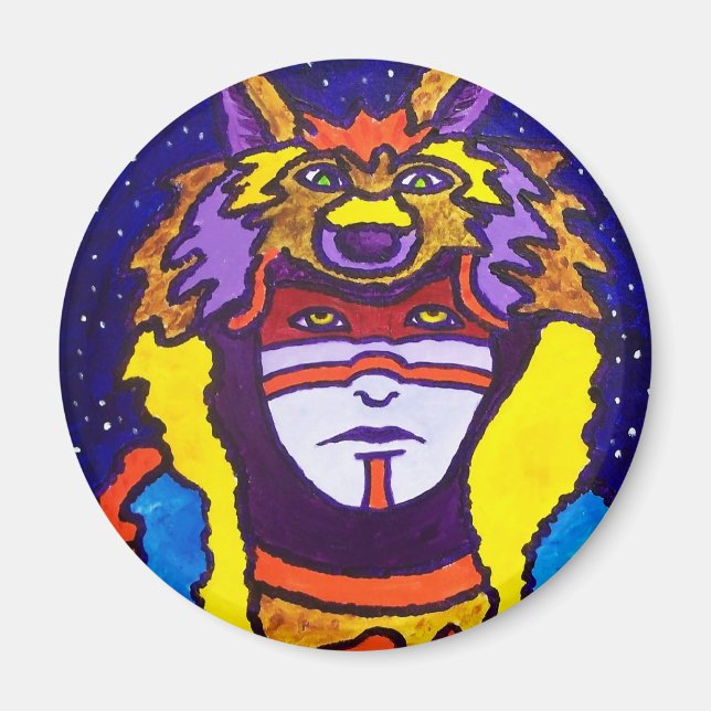 Imã Wolf Walking por Piliero (Frente)