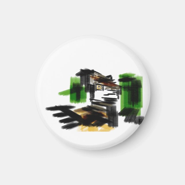 Imã Wolf winter fun (Frente)