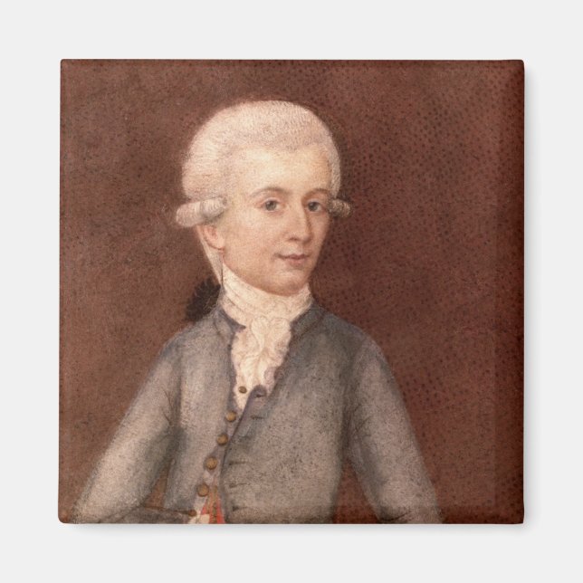 Imã Wolfgang Amadeus Mozart, c. 1780 (Frente)