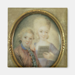 Imã Wolfgang Amadeus Mozart e sua irmã