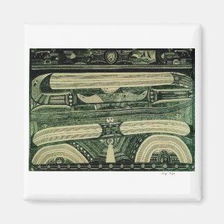 Imã Wölfli 'Petrol' Fine Art