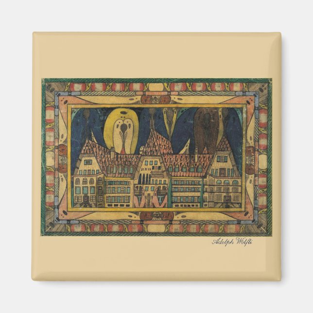 Imã Wölfli "Waldau" Fine Art (Frente)