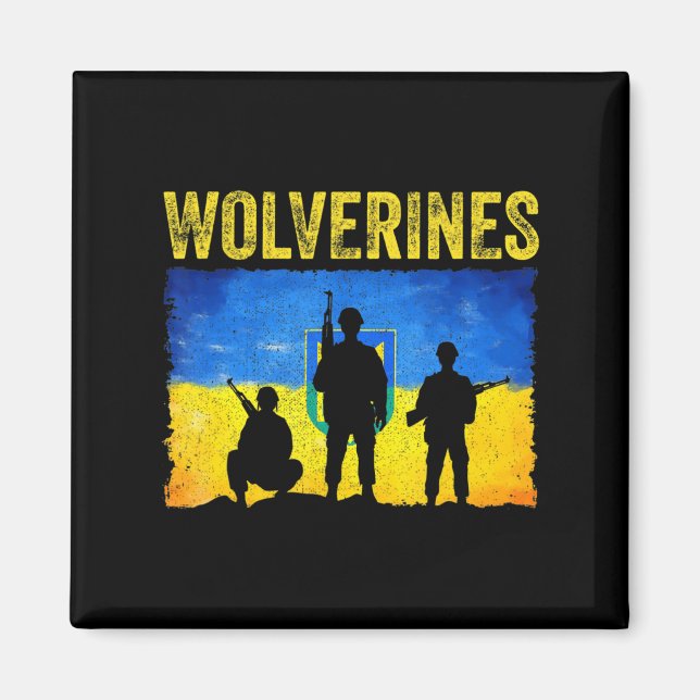 Imã Wolverines Support Ucrânia (Frente)