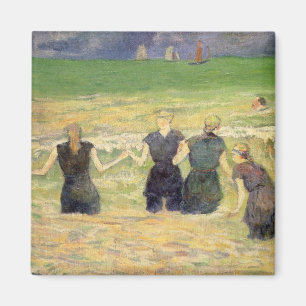 Imã Women Bathing Dieppe por Paul Gauguin