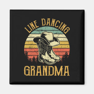 Imã Women Line Dance Vovó Dançando Dançarino País Mu
