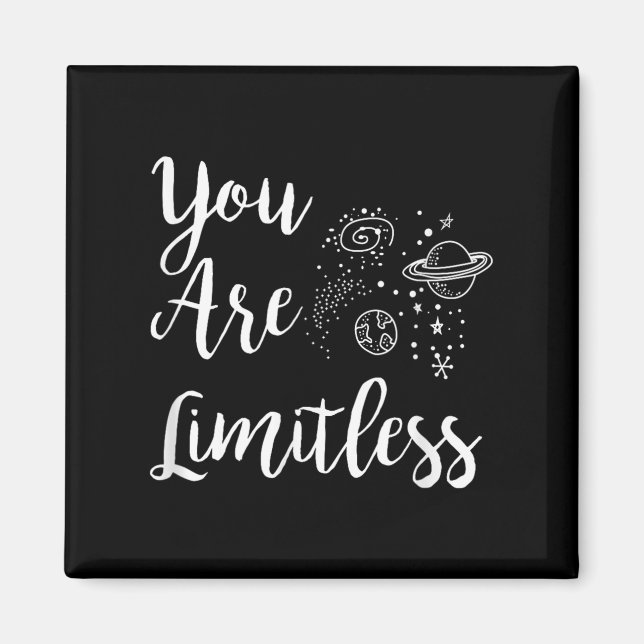 Imã Women You Are Limitless Amazing Motivational  (Frente)