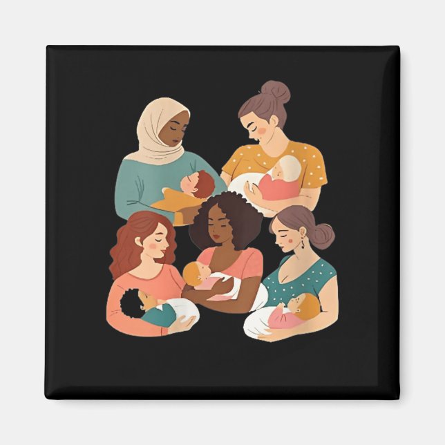 Imã Womens Breastfeeding Lactation Consultant Birth Wo (Frente)