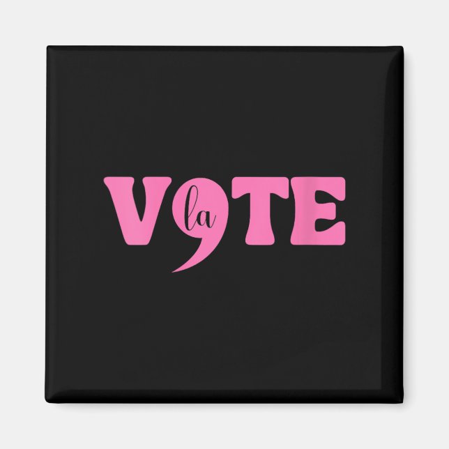 Imã Womens Comma La Kamala Harris Pontuação La Elect (Frente)