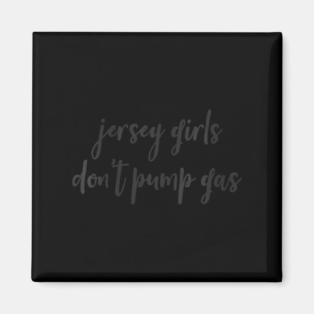 Imã Womens Funny New Jersey Women, Jersey Girls Don't  (Frente)