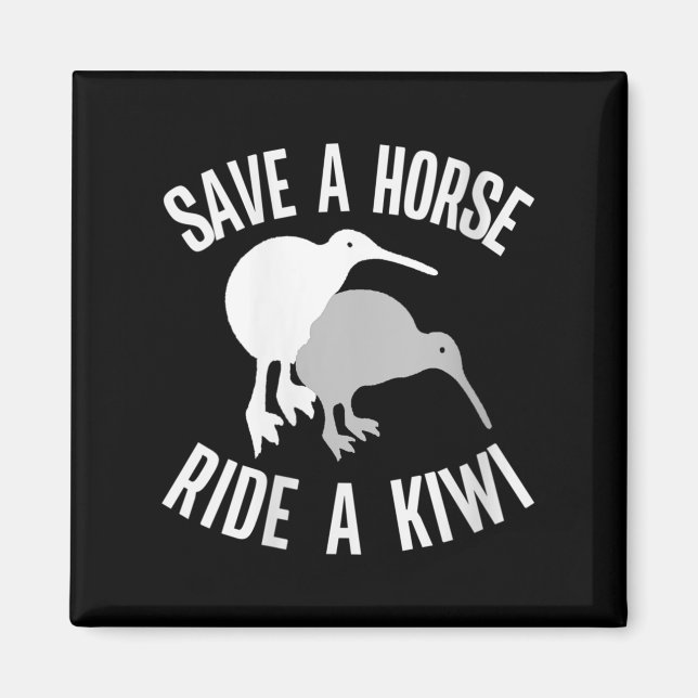 Imã Womens Funny New Zealand Kiwi Meme Quote Save A Ho (Frente)
