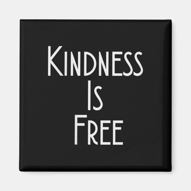 Imã Womens Kindness Is Shirt Motivation Insration V-ne (Frente)