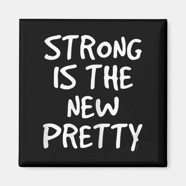 Imã Womens Strong Is The New Pretty Shirt - Gym Motiva (Frente)
