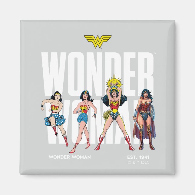 Imã Wonder Woman Legends Forever Graphic (Frente)