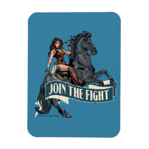 Ímã Wonder Woman on Horse Comic Art