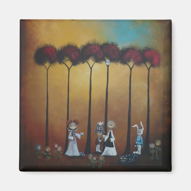 Imã Wonderland Tea Party Magnet (Frente)