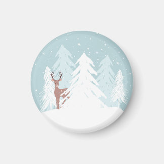 Imã Wonderland Wonderland Deer Birthday Magnet