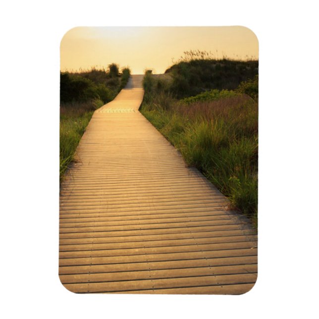 Ímã Wooden Walkway para Praia (Vertical)
