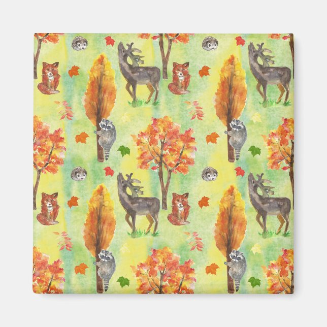 Imã Woodland — Animais Aquícolas (Frente)