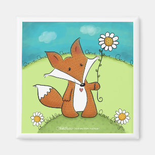 Imã Woodland Fox Little Love para Você