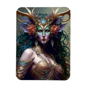Ímã Woodland Goddese Fantasy Art