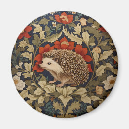 Imã Woodland Hedgehog William Morris Inspirou