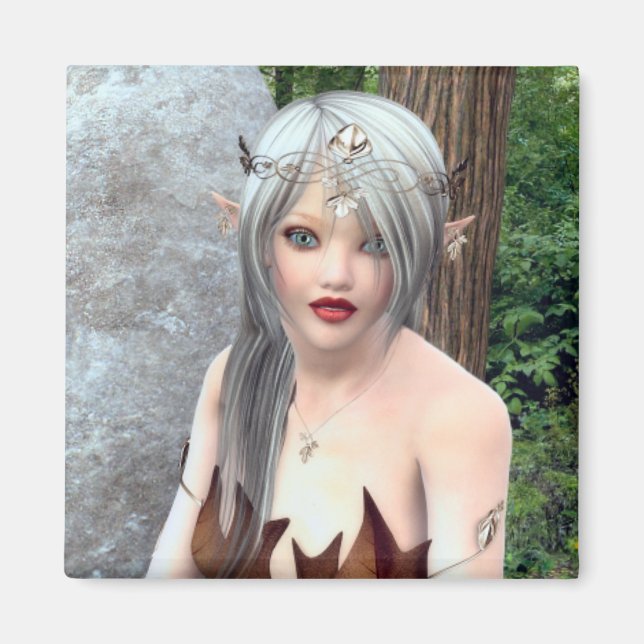 Imã Woodland Princess Fantasy Magnet (Frente)