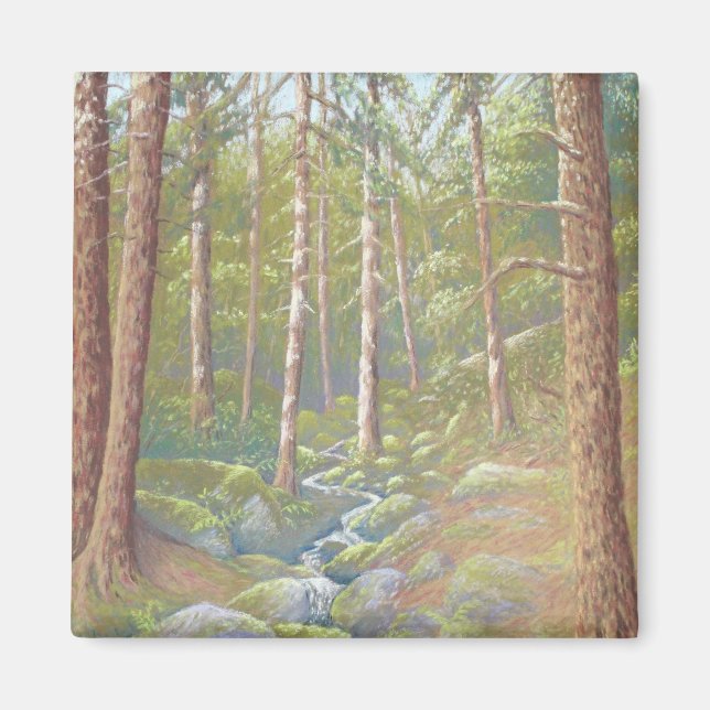 Imã Woodland Stream, Distrito de Pico do Mágalo Pastel (Frente)