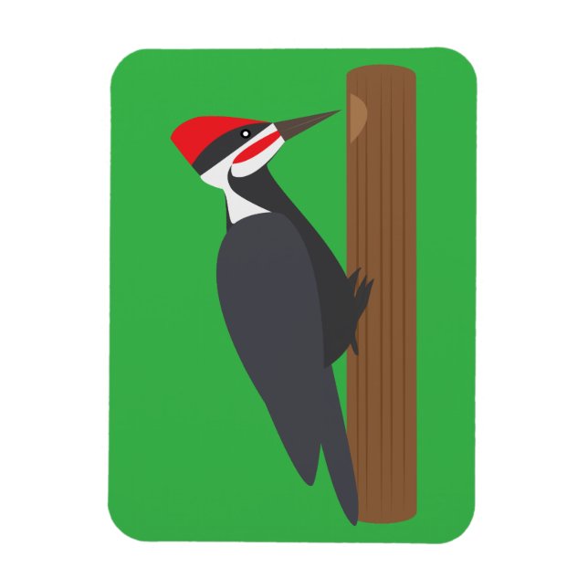 Ímã Woodpecker (Vertical)