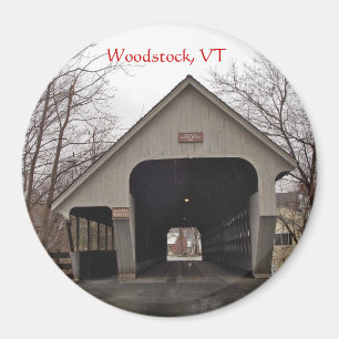 Imã Woodstock, VT, ímã da ponte coberta