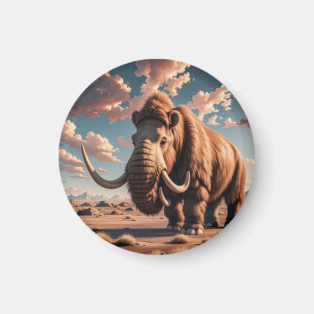 Imã Wooly Mammoth (Frente)