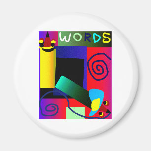 Imã Word Art Magnet