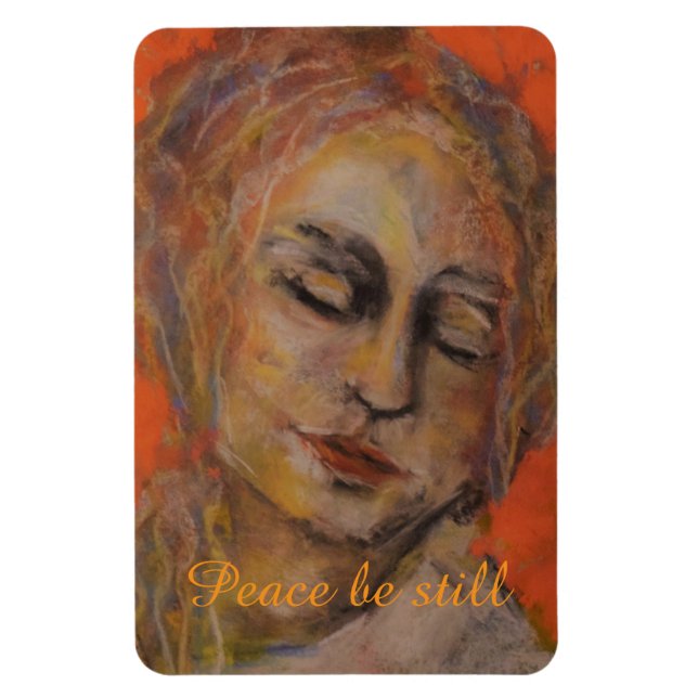 Ímã Word of the year: Peace be still (Vertical)