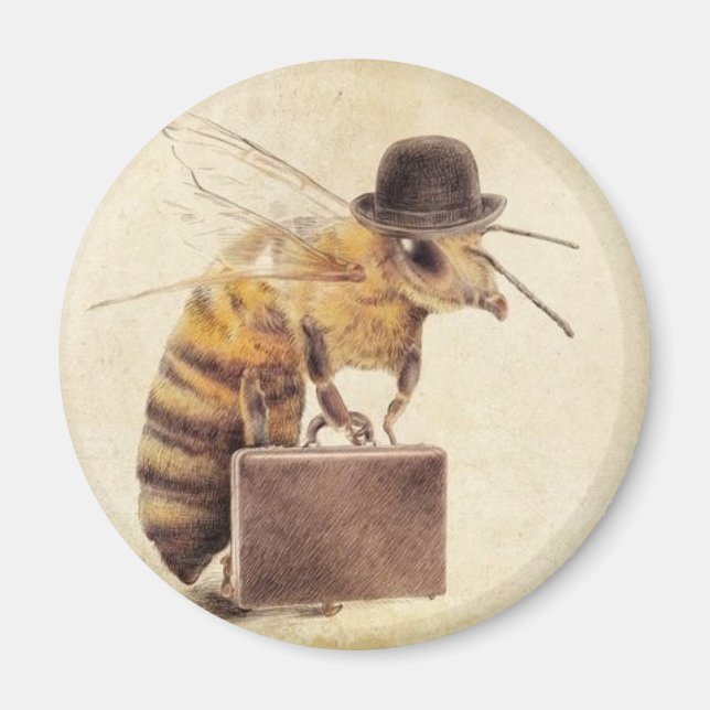 Imã Worker Bee Magnet (Frente)