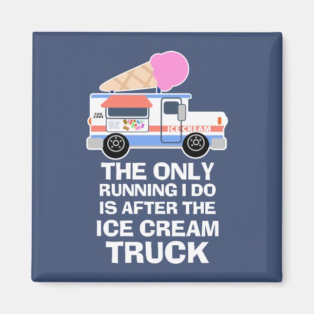 Imã Workout de Caminhão de sorvete (Frente)