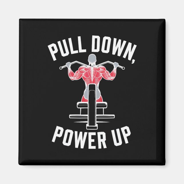 Imã Workout de Malhação de Construção de Bodybuilding  (Frente)