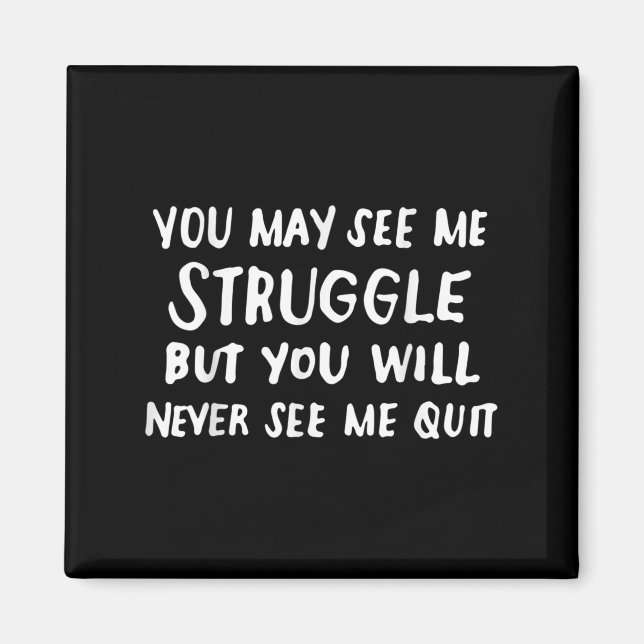 Imã Workout Insration Motivational Saying Men Women  (Frente)