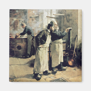 Imã Workshop de tingimento nos Gobelins, século XIX