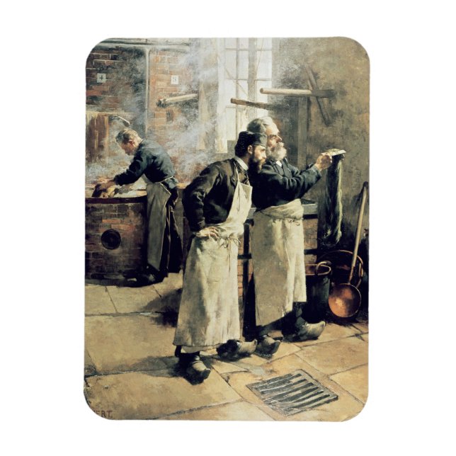 Ímã Workshop de tingimento nos Gobelins, século XIX (Vertical)