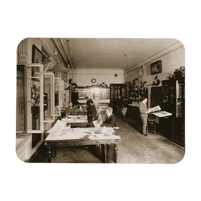 Ímã Workshop Faberge (foto b/w) (Horizontal)