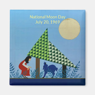 Imã World2Celebrate: Dia da Lua Nacional