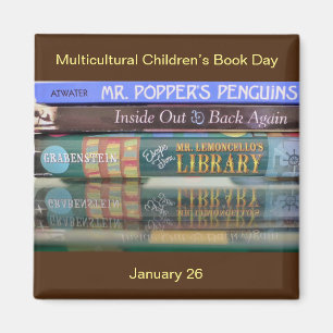 Imã World2Celebrate:Dia do Livro Infantil Multicultura
