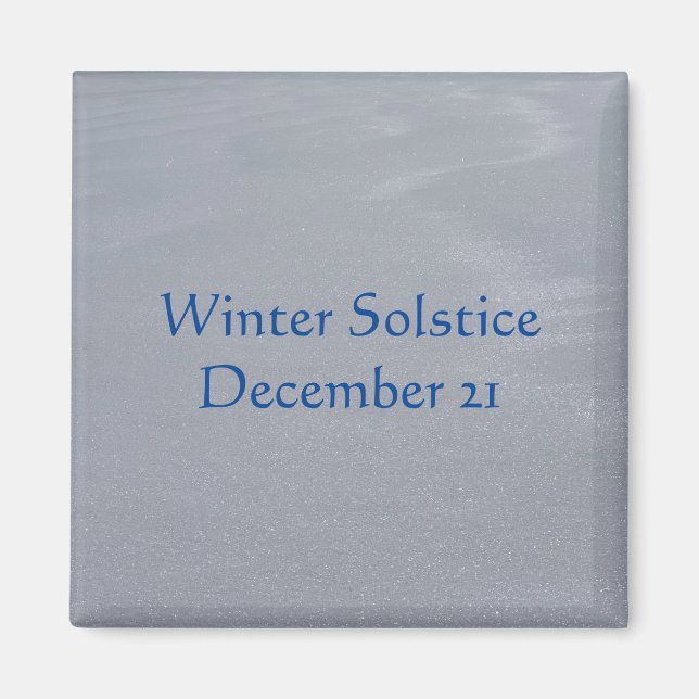 Imã World2Celebrate: Solstício de inverno (Frente)