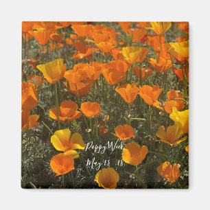 Imã World2Comemoração: California Poppy Week